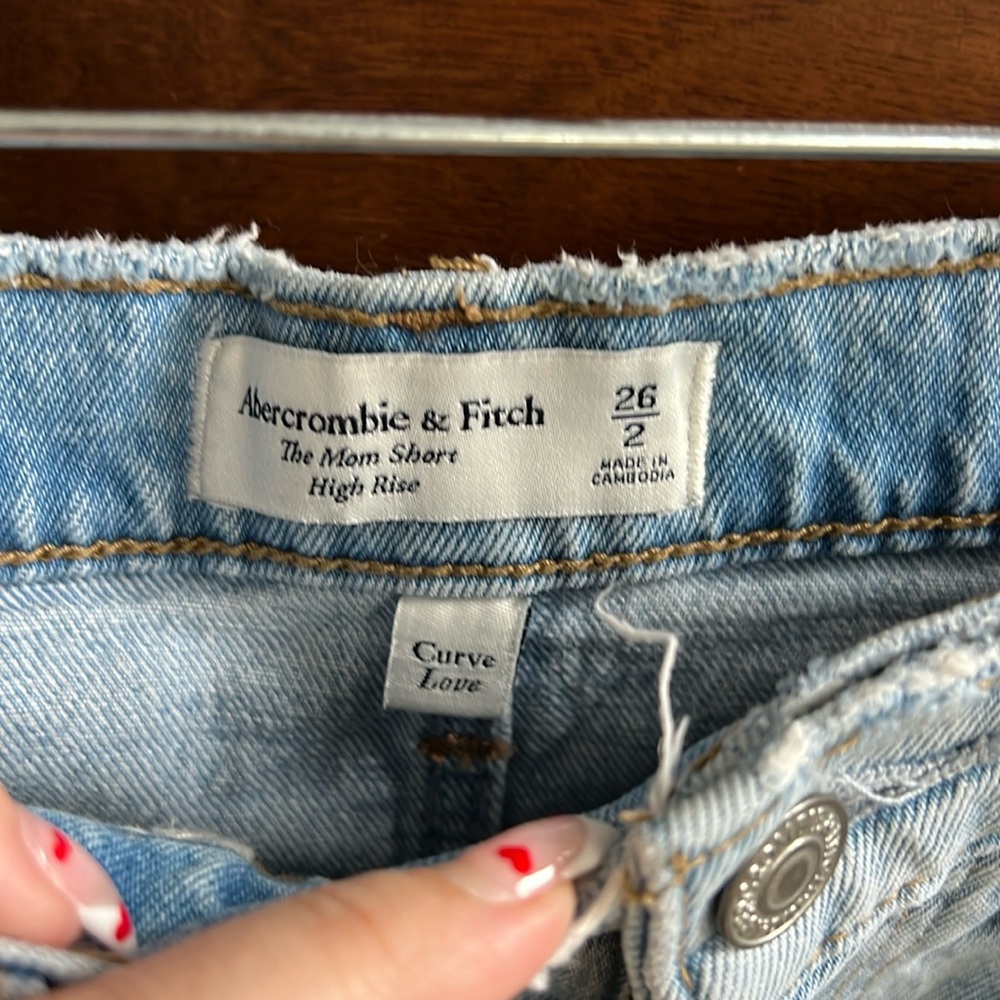 Abercrombie the mom short - high rise (curve love)